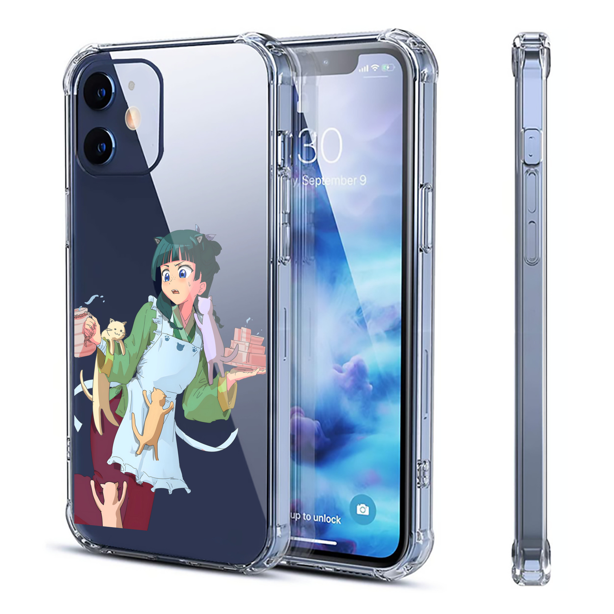 （画像用） 薬屋のひとりごと The Apothecary Diaries 【iPhone 12シリーズ対応】透明スマホケース（クリアソフトケース）